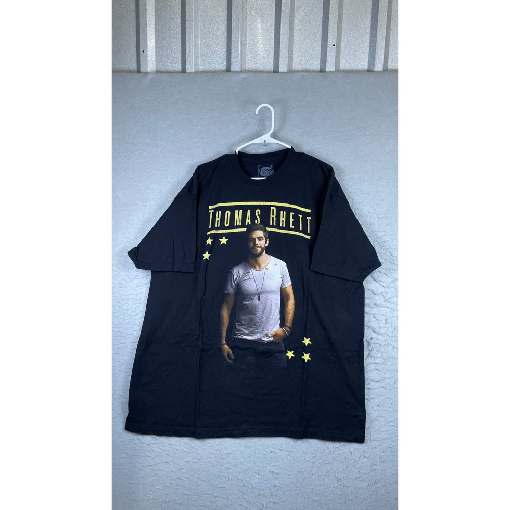 Thomas Rhett Graphic T-Shirt Mens 3XL Black Excellent 2016 Home Team Tour Date